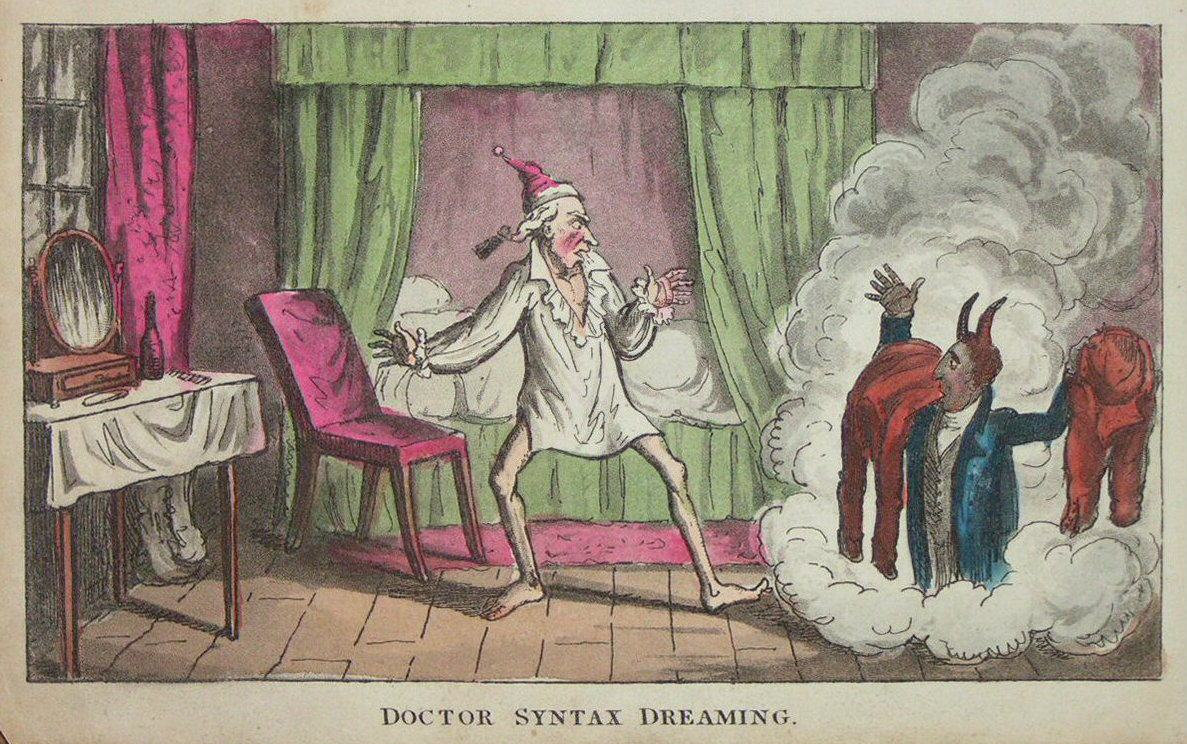 Aquatint - Doctor Syntax Dreaming - 